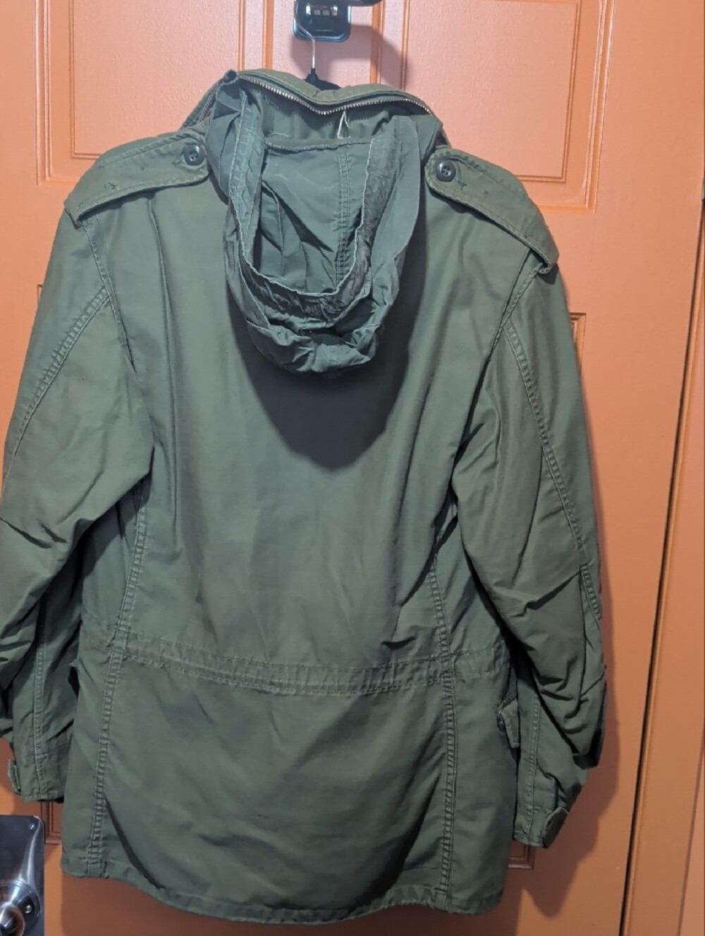 Vintage 70s U.S. Army Olive Green OG-107 M65 Field Jacket - Picture 6 of 12